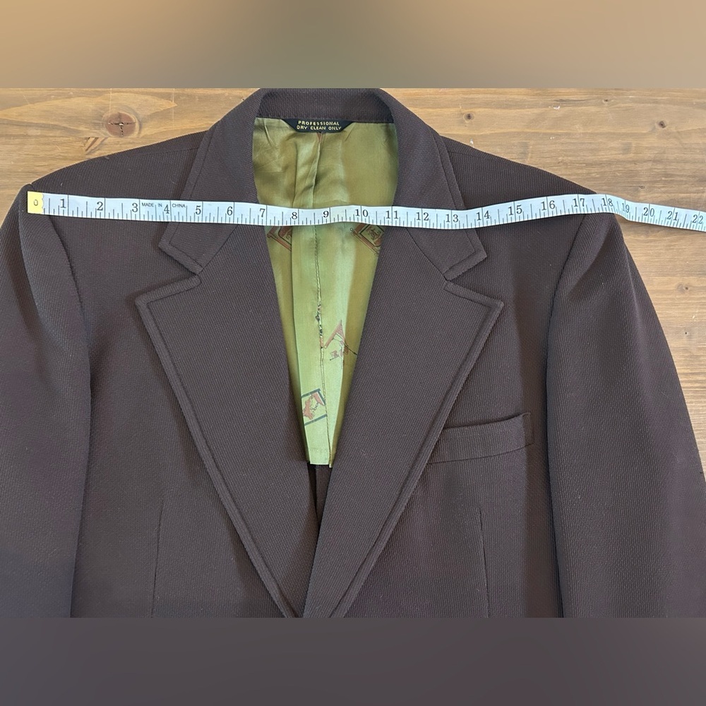 Vintage Michaels/Stern Brown Oversized Single Breasted Blazer Size L - Picture 12 of 14